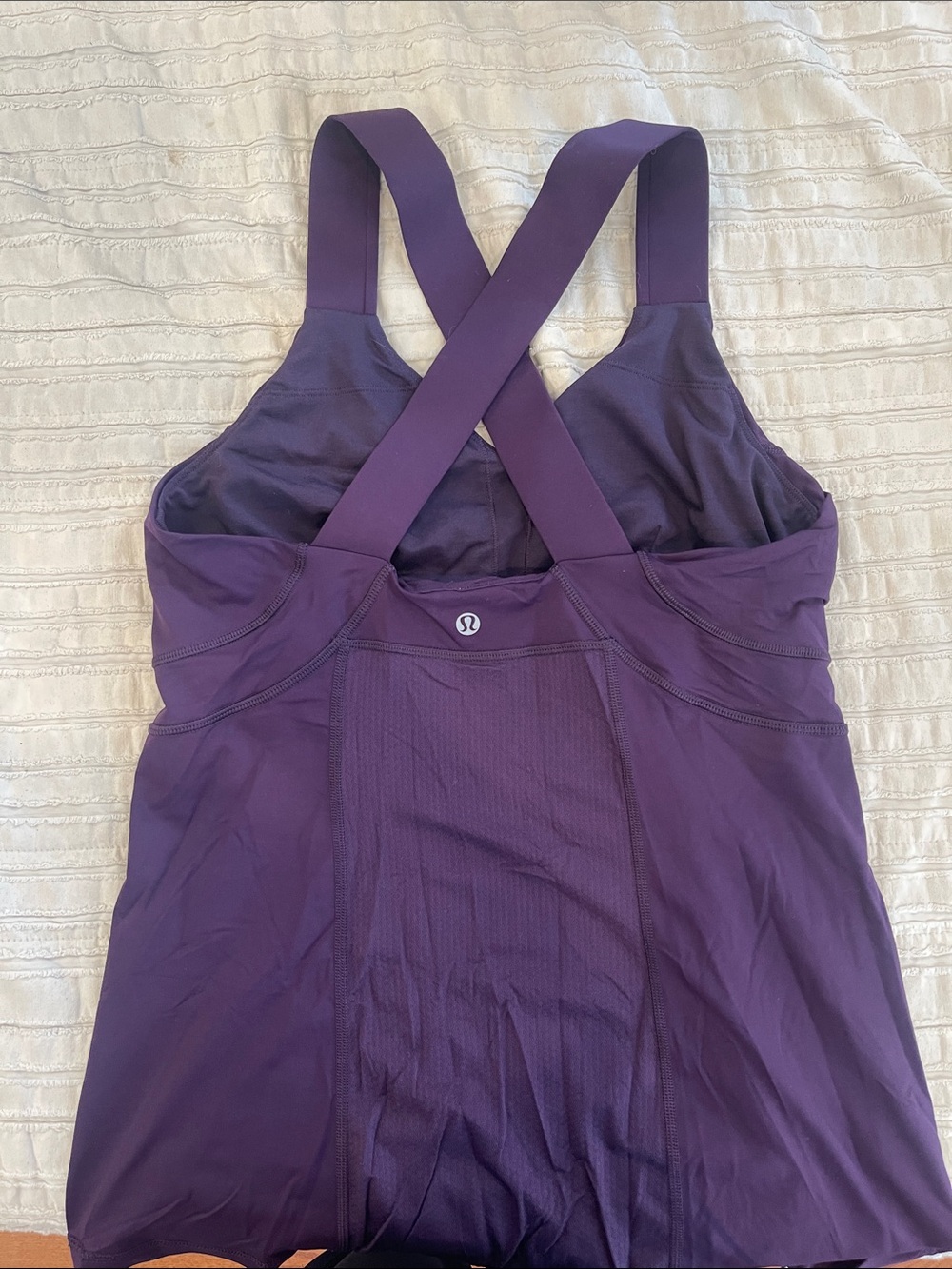 lululemon athletica Deep Purple Crossback Tank